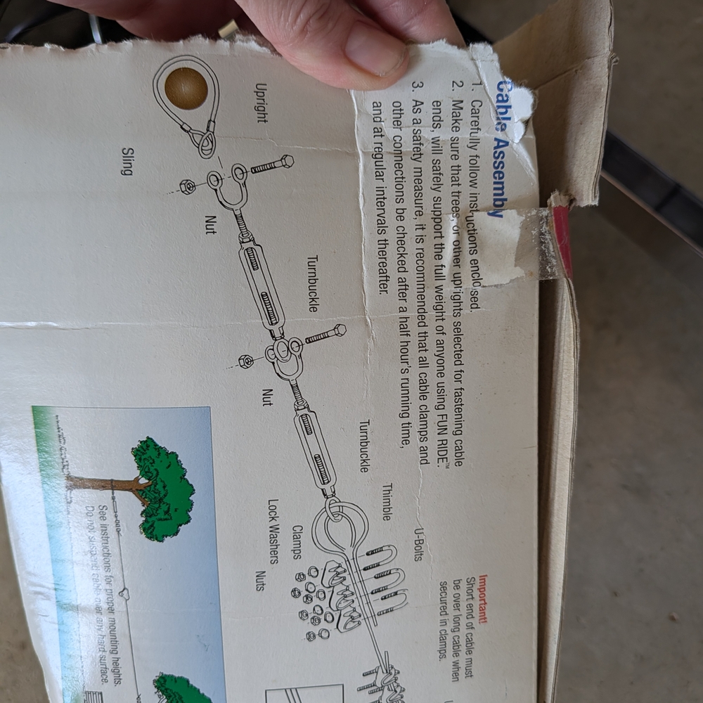 Fun Ride Super Z Zip Line Kit - Picture 4 of 4